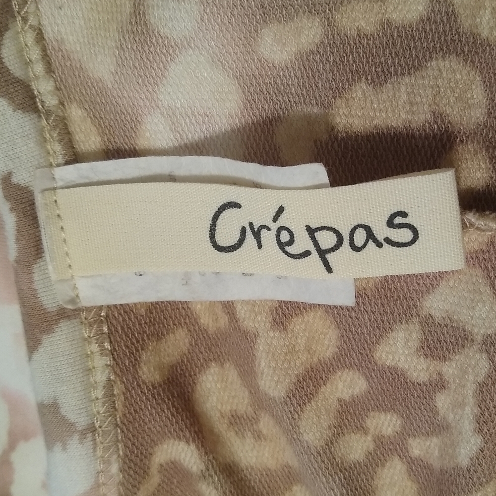 Crepas Animal Print Babydoll Tunic Size 6x - image 6